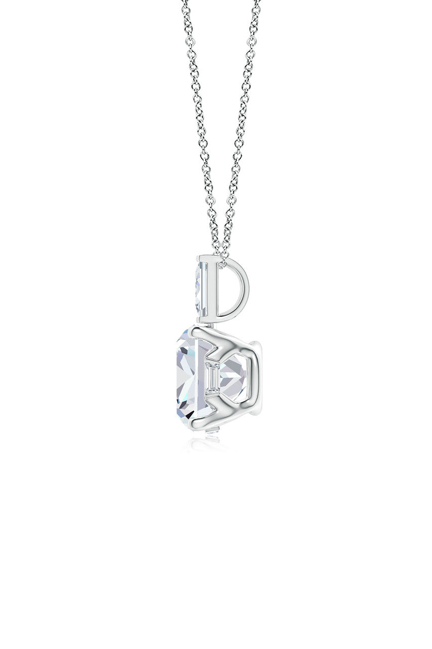 Buy Orient Express Lab-Grown 14K Gold & Cushion Diamond Pendant Necklace in 14K White Gold Online 14K White Gold