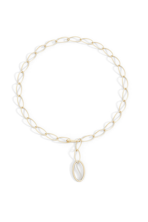 Buy Shangri-La Elliptical Yin-Yang 14K Gold and Diamond Y Necklace in 14K Yellow Gold Online 14K Yellow Gold