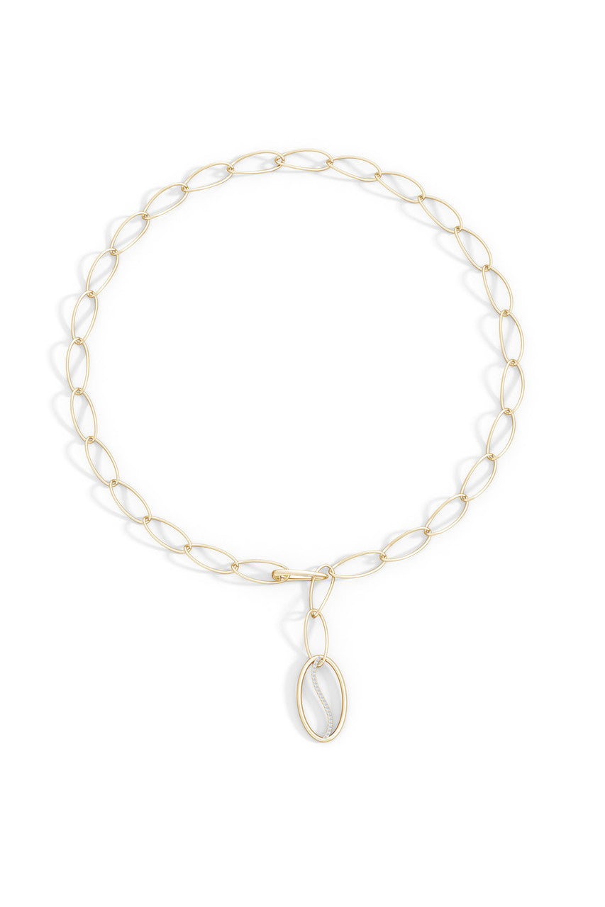 Buy Shangri-La Elliptical Yin-Yang 14K Gold and Diamond Y Necklace in 14K Yellow Gold Online 14K Yellow Gold