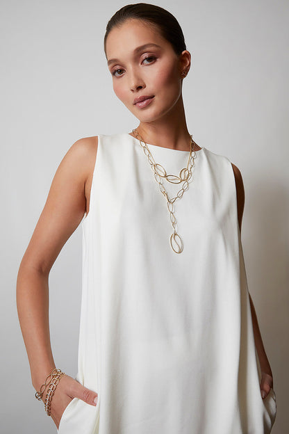 Buy Shangri-La Elliptical Yin-Yang 14K Gold and Diamond Y Necklace in 14K Yellow Gold Online 14K Yellow Gold