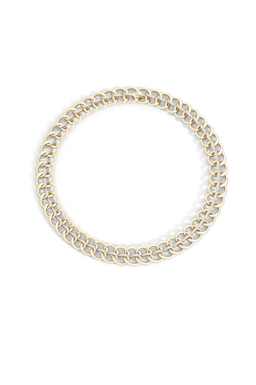 Buy Shangri-La Yin-Yang 14K Gold and Diamond Chain Link Necklace in 14K Yellow Gold Online 14K Yellow Gold