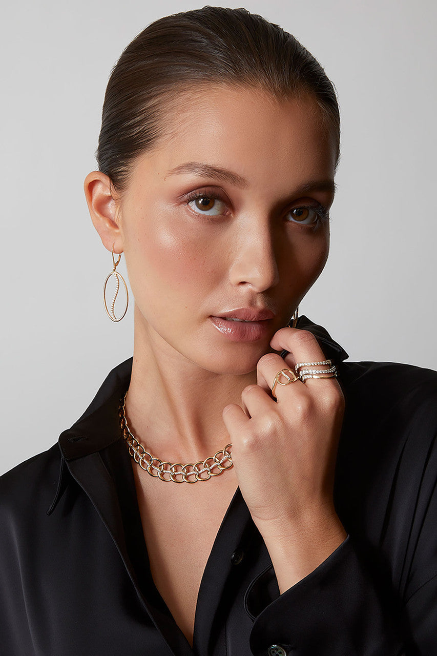 Buy Shangri-La Yin-Yang 14K Gold and Diamond Chain Link Necklace in 14K Yellow Gold Online 14K Yellow Gold