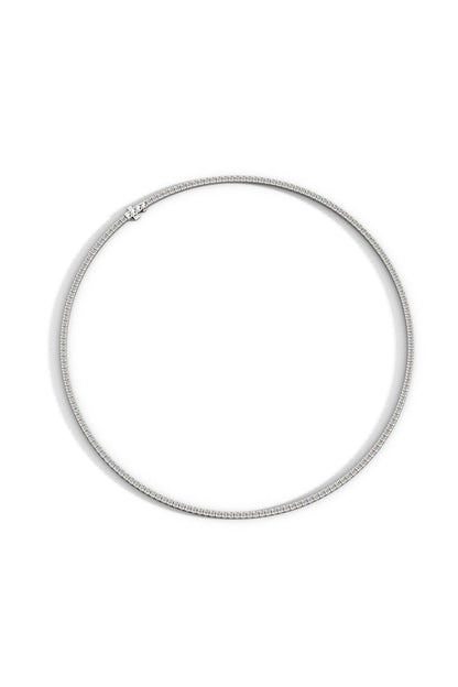 Buy Shangri-La 14K Gold and Diamond Prong Set Tennis Necklace in 14K White Gold Online 14K White Gold