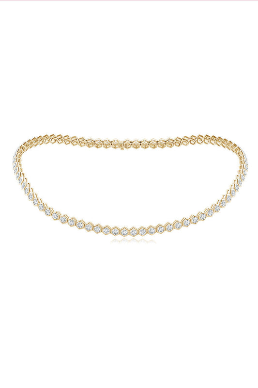 Buy Indochine Diamond Tennis Choker Necklace in 14K Yellow Gold Online 14K Yellow Gold