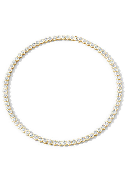 Buy Indochine Diamond Tennis Choker Necklace in 14K Yellow Gold Online 14K Yellow Gold