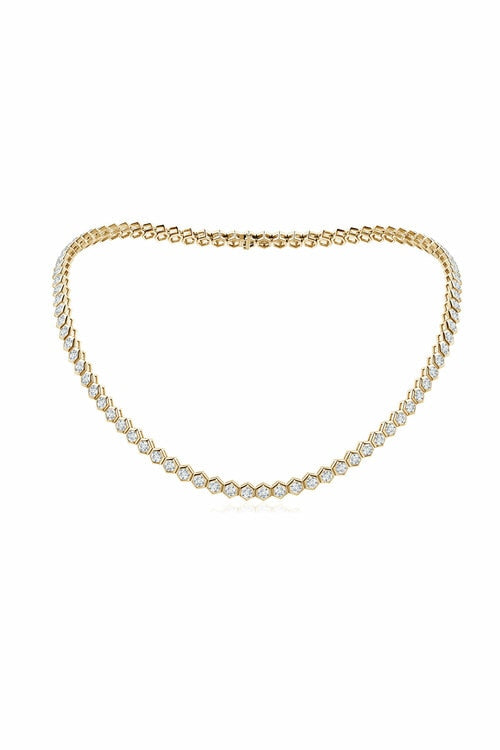 Buy Indochine Diamond Tennis Necklace in 14K Yellow Gold Online 14K Yellow Gold