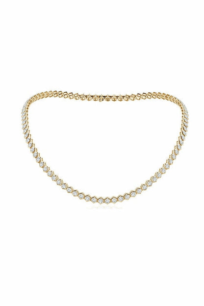 Buy Indochine Diamond Tennis Necklace in 14K Yellow Gold Online 14K Yellow Gold