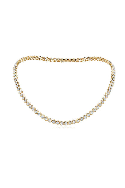 Buy Indochine Diamond Tennis Necklace in 14K Yellow Gold Online 14K Yellow Gold
