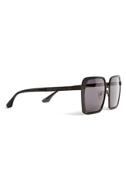 Kintsu Metal Rectangle Sunglasses Matte Black Smoke