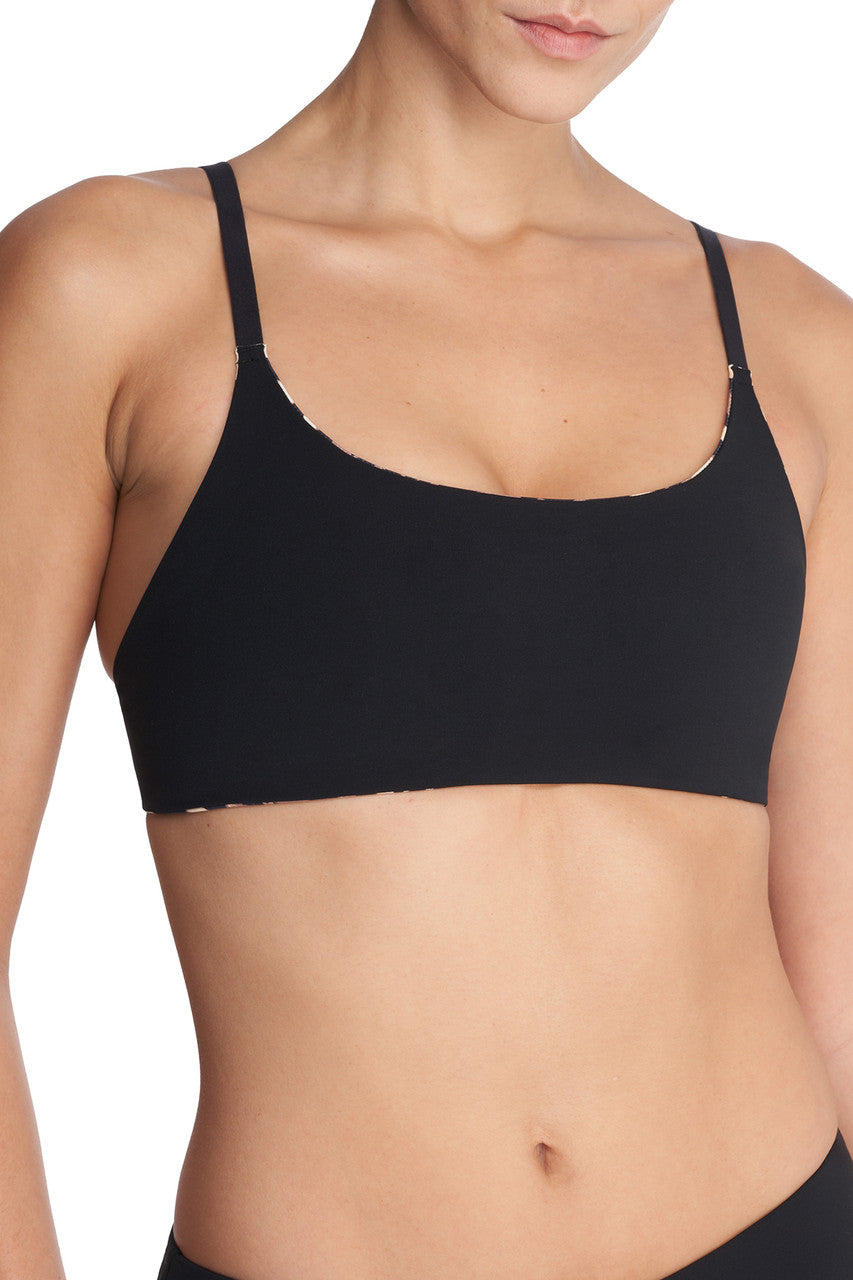 Buy Riviera Reversible Bikini Top in Luxe Leopard/Black Online Luxe Leopard/Black