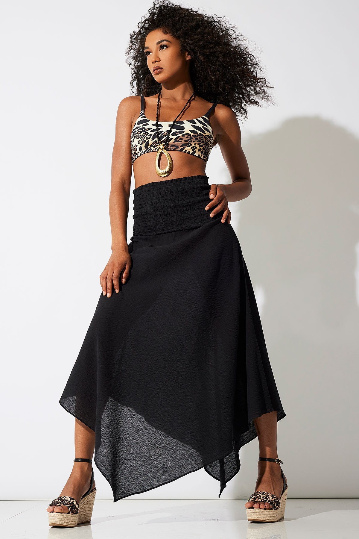 Buy Riviera Reversible Bikini Top in Luxe Leopard/Black Online Luxe Leopard/Black