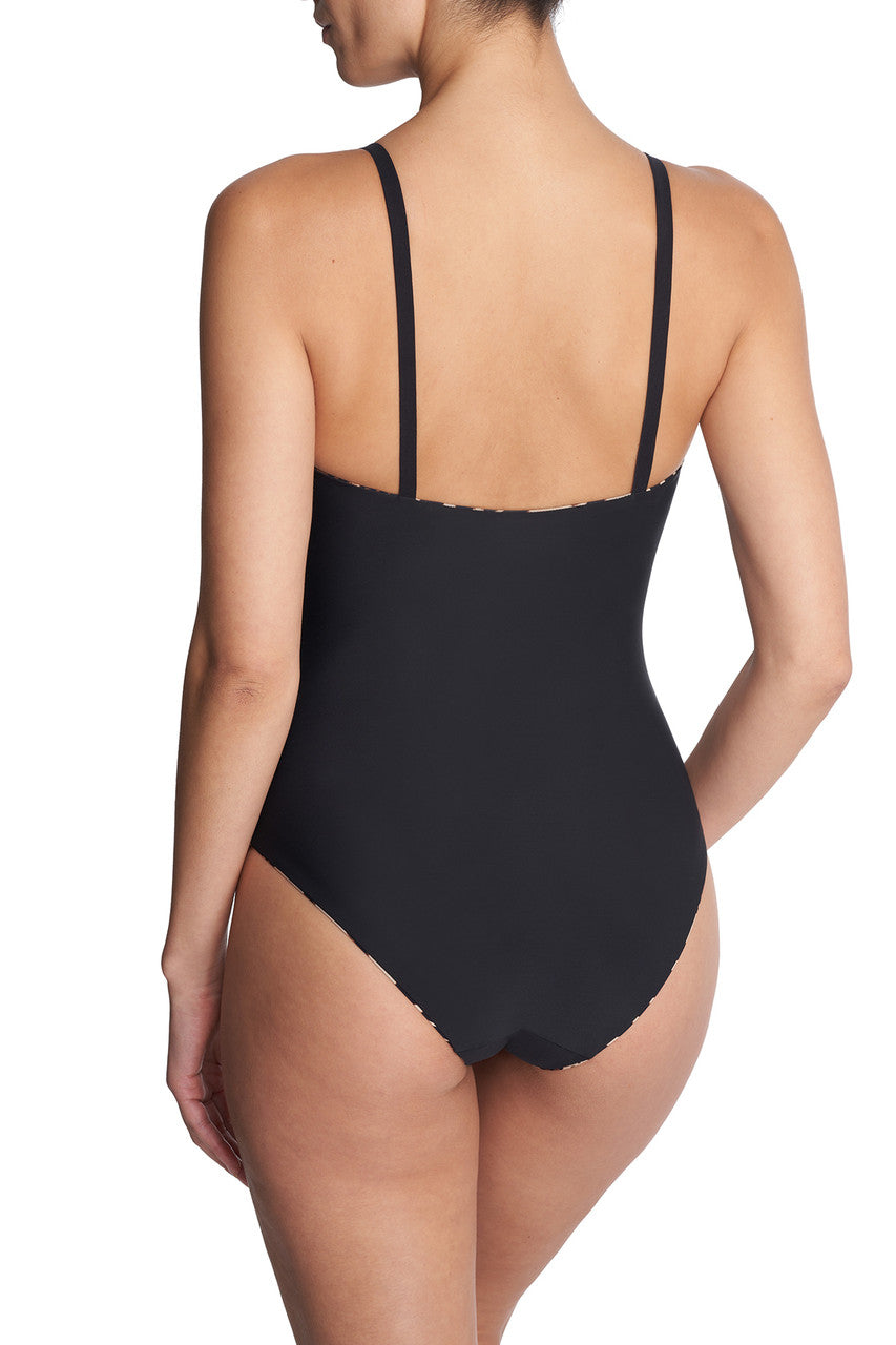 Buy Riviera Reversible One Piece Swimsuit in Luxe Leopard/Black Online Luxe Leopard/Black