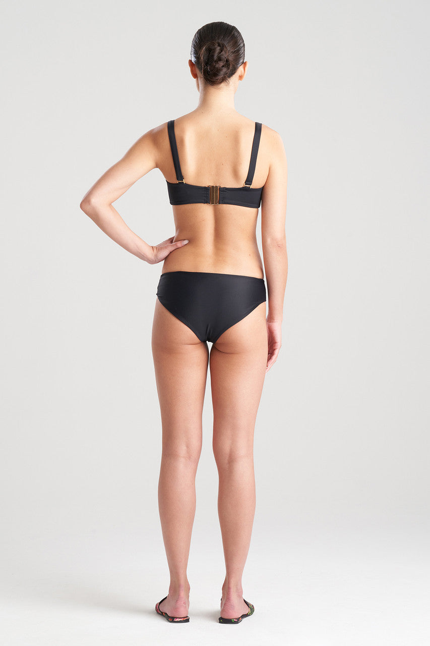 Buy Cheeky Bikini Bottom in Black Online Black