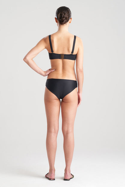 Buy Cheeky Bikini Bottom in Black Online Black