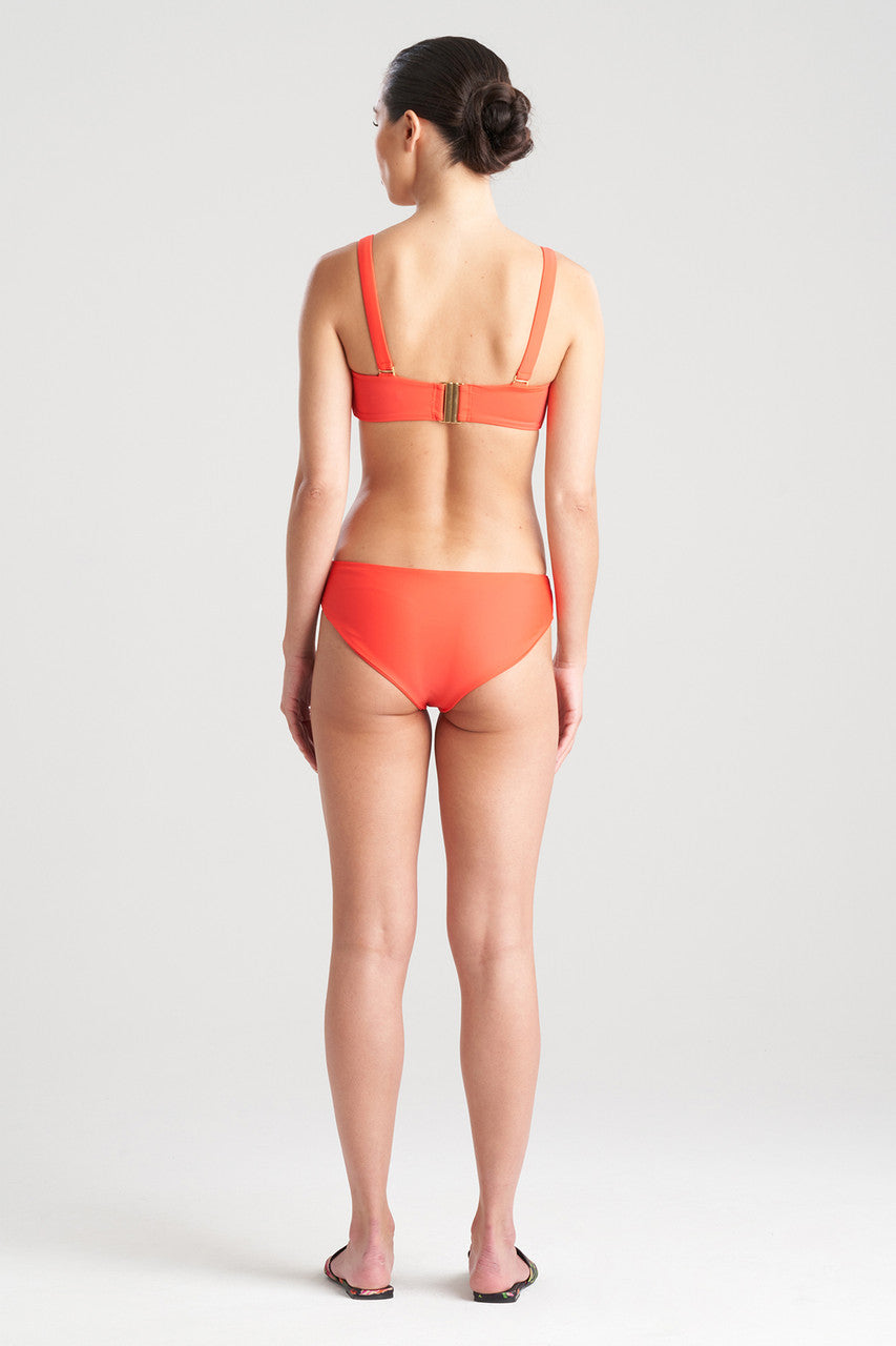 Buy Bandeau Bikini Top in Coral Online Coral