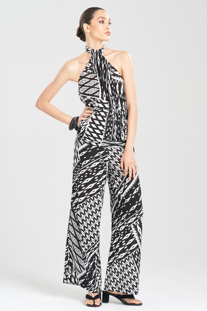 Buy Chibana Getaway Halter Top in Black White Combo Online Black White Combo