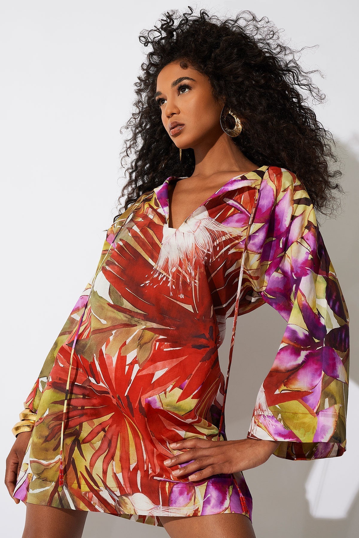 Rainforest Cotton Tunic Multi