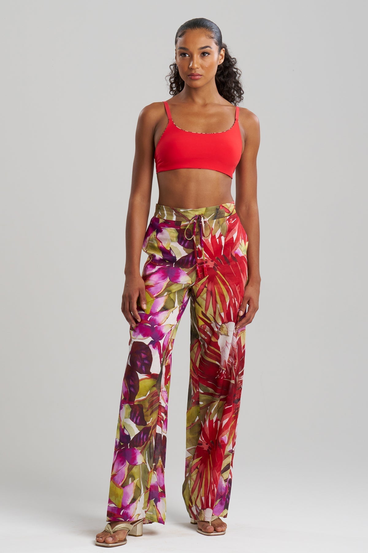 Rainforest Cotton Pants Multi