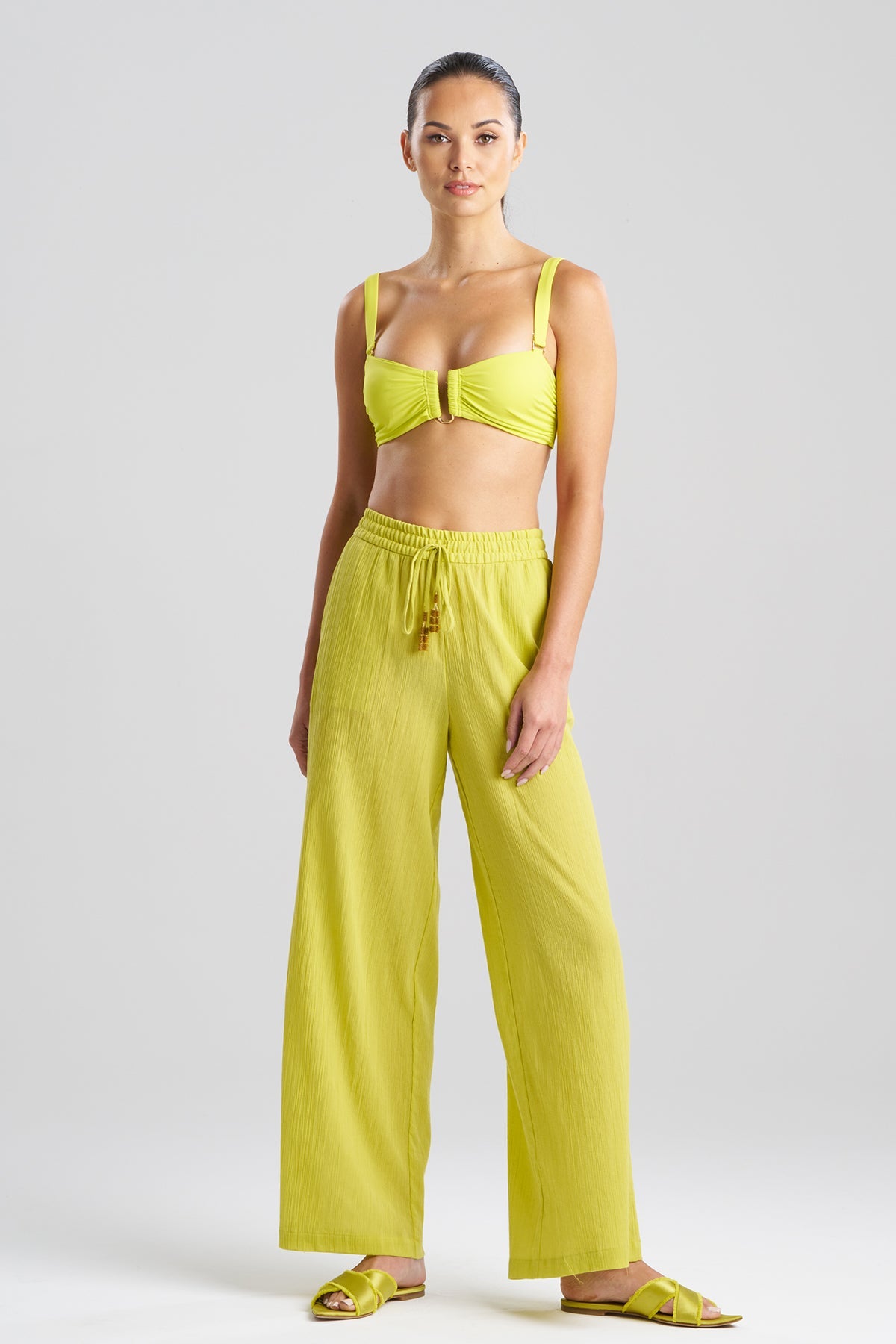 Cotton Gauze Pants Citron