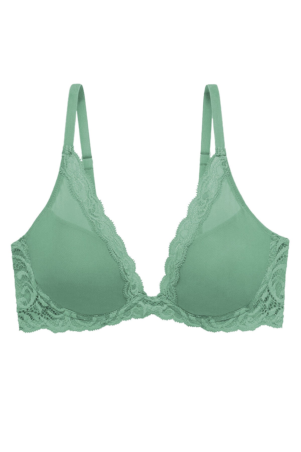Feathers Plunge T-Shirt Bra Frosty Spruce