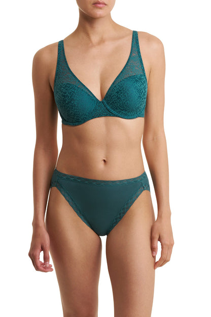 Pretty Smooth Full Fit Contour Underwire Bra Emerald Blue