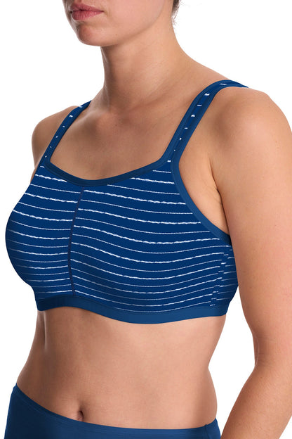 Yogi Contour Convertible Sports Bra Shibori Print