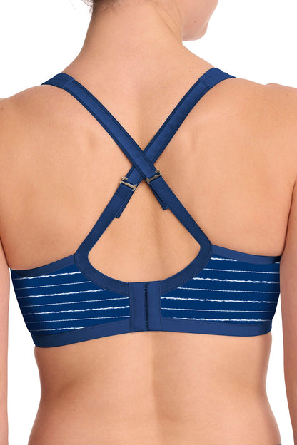 Yogi Contour Convertible Sports Bra Shibori Print
