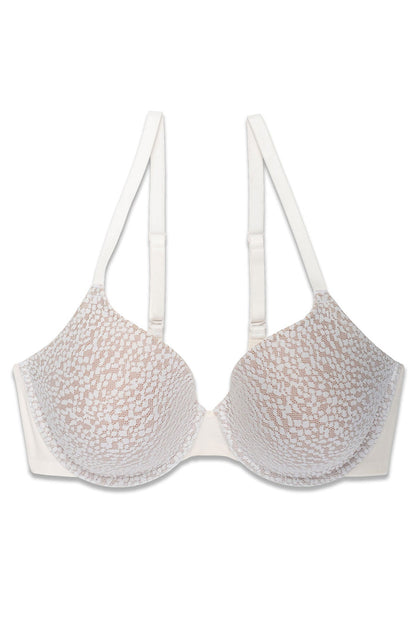 Comfort Evolution Full Fit Memory Foam Convertible Underwire Bra Ivory/Café