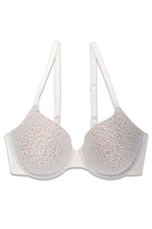 Comfort Evolution Full Fit Memory Foam Convertible Underwire Bra Ivory/Café