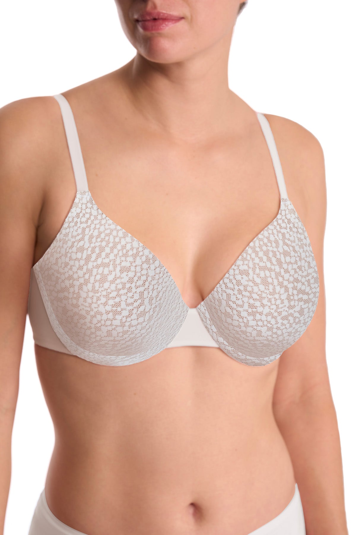 Comfort Evolution Full Fit Memory Foam Convertible Underwire Bra Ivory/Café