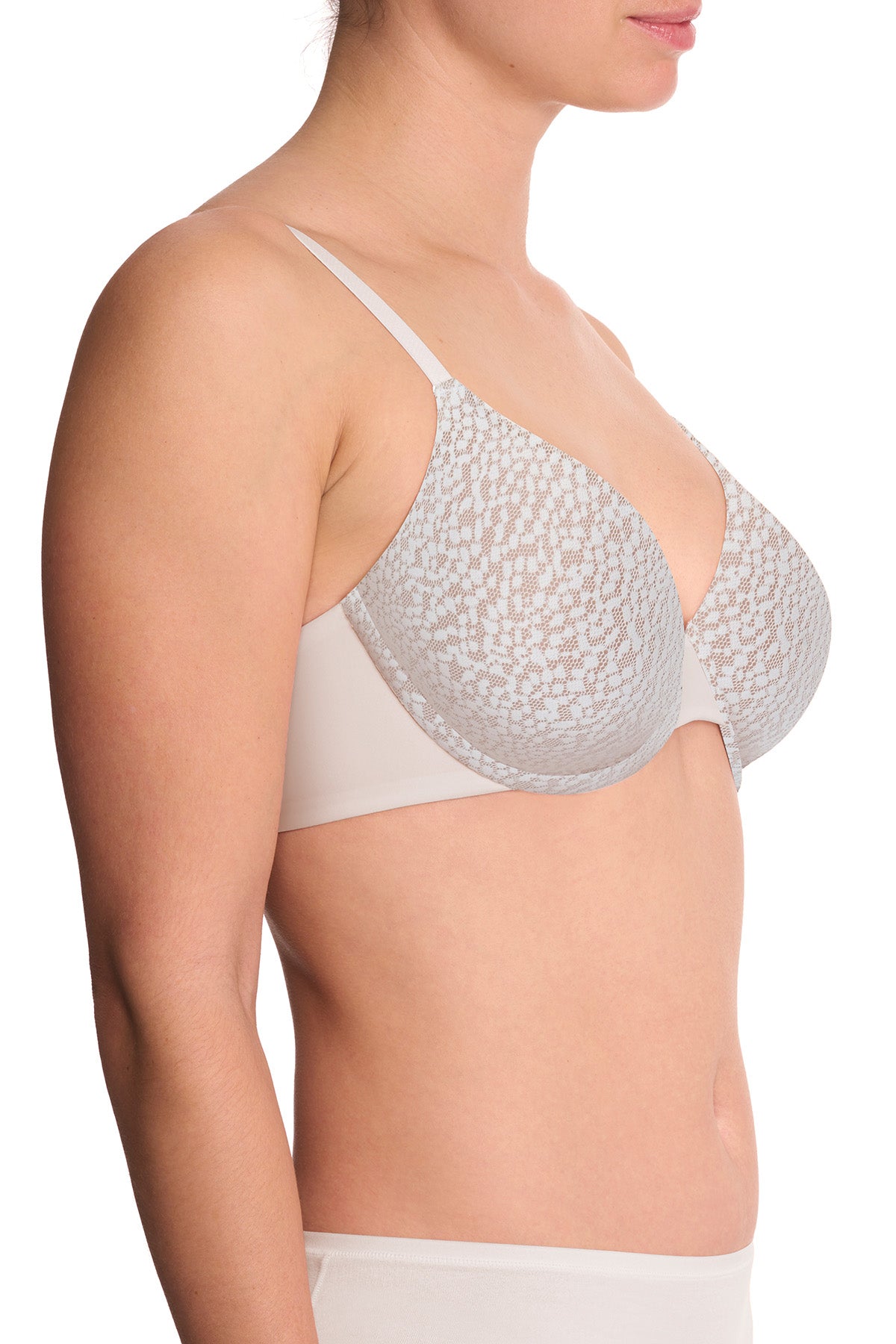 Comfort Evolution Full Fit Memory Foam Convertible Underwire Bra Ivory/Café