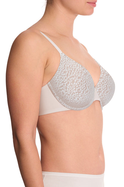 Comfort Evolution Full Fit Memory Foam Convertible Underwire Bra Ivory/Café