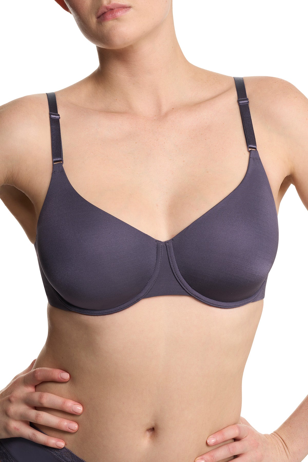 Liquid Full Fit Contour Underwire Bra Greystone