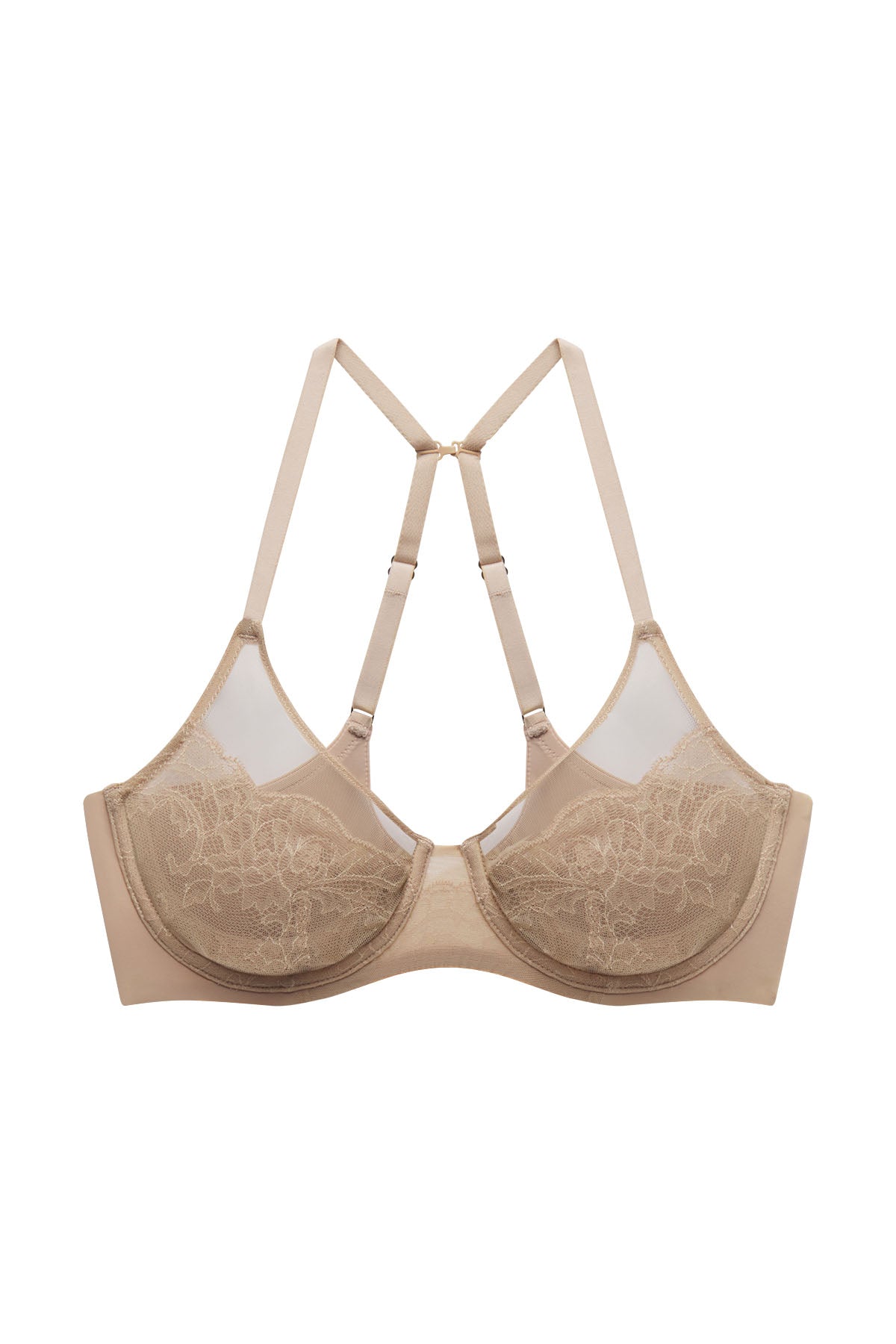 Radiance Convertible Unlined Underwire Bra Café