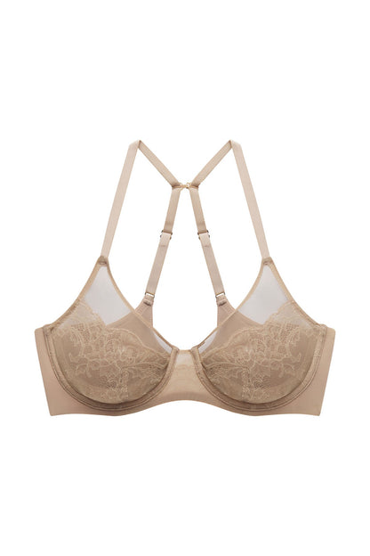 Radiance Convertible Unlined Underwire Bra Café