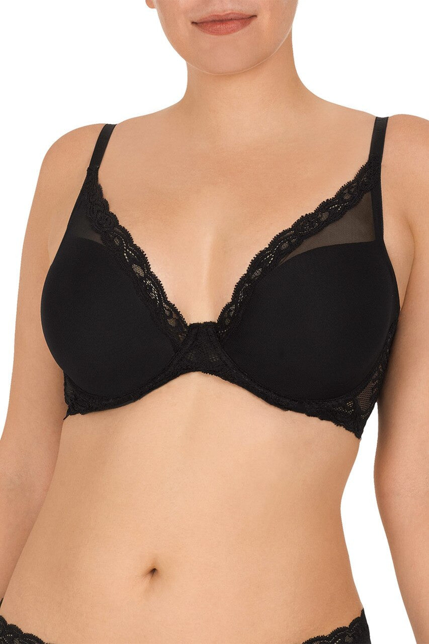 Buy Feathers Plunge T-Shirt Bra - in Black Online Black