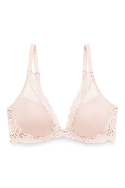 Buy Feathers Plunge T-Shirt Bra - in Cameo Rose Online Cameo Rose
