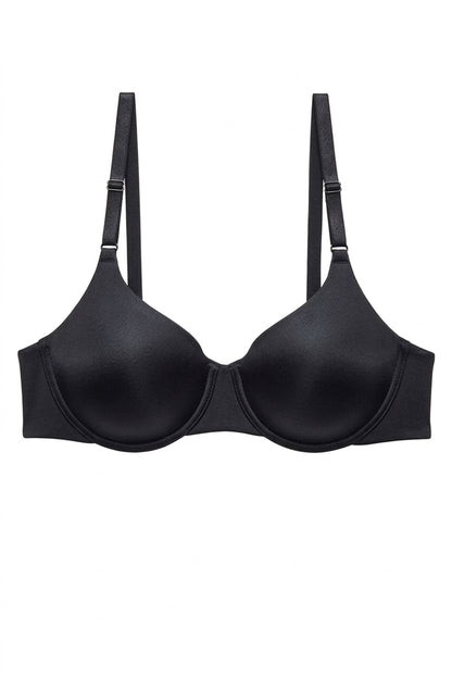 Buy Liquid Full Fit Contour Underwire Bra in Black Online Black
