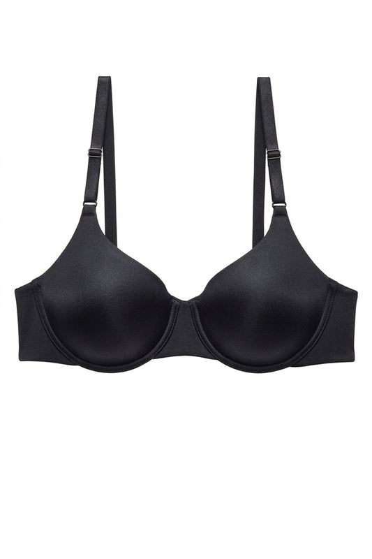 Buy Liquid Full Fit Contour Underwire Bra in Black Online Black