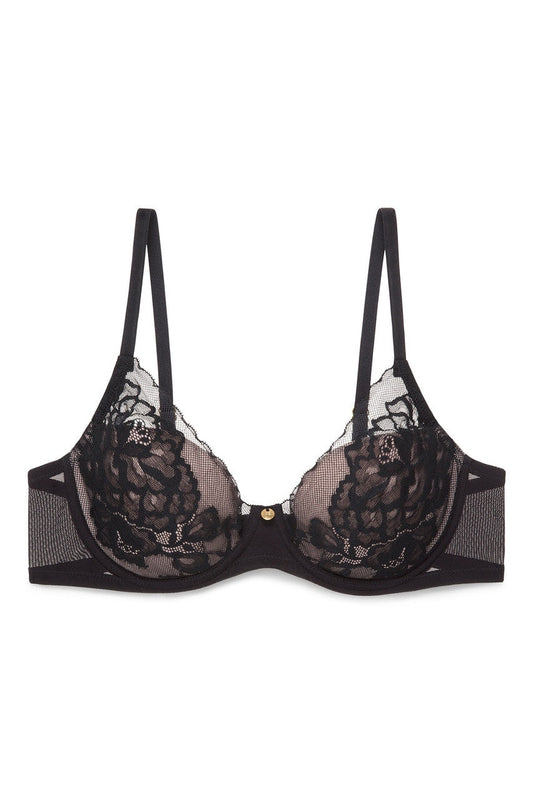 Buy Flora Contour Underwire Bra in Black/Light Mocha Online Black/Light Mocha