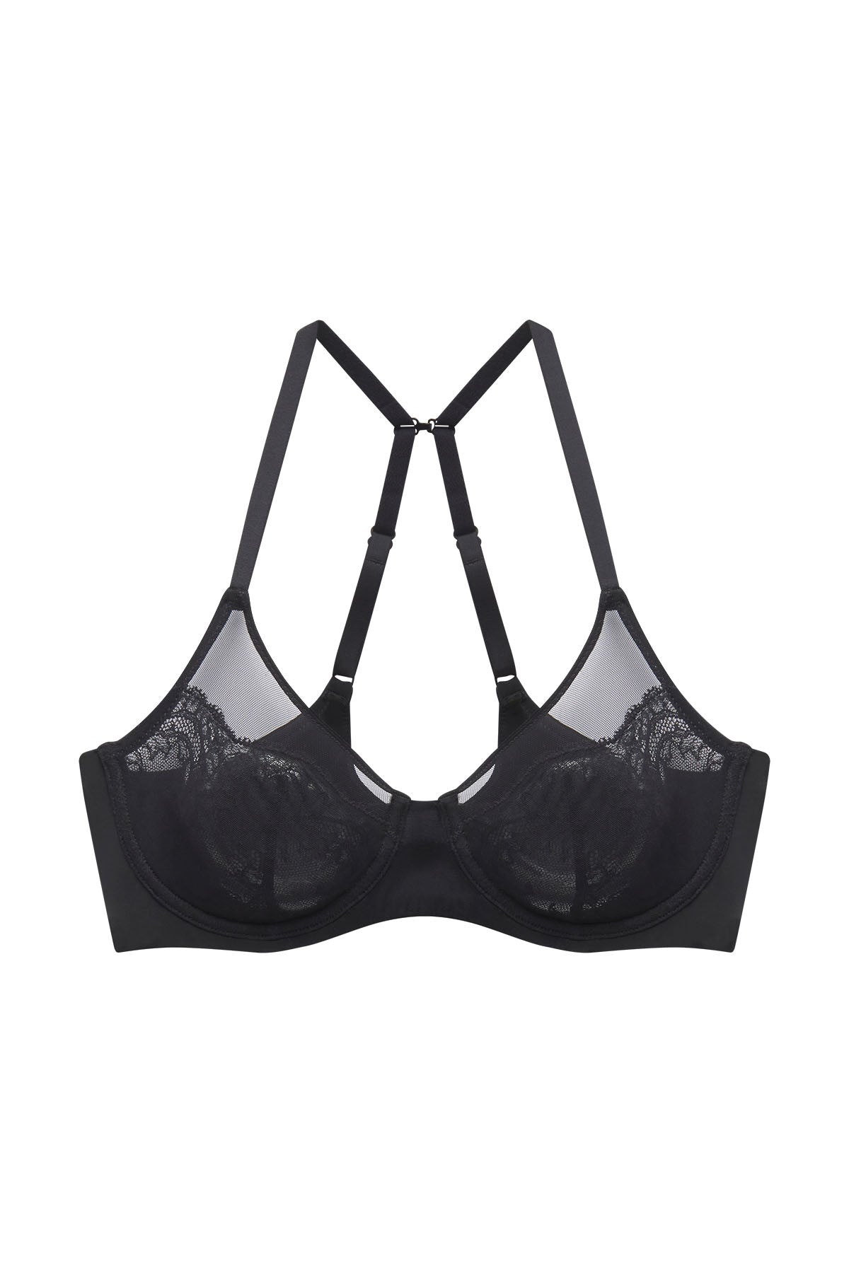 Radiance Convertible Unlined Underwire Bra Black