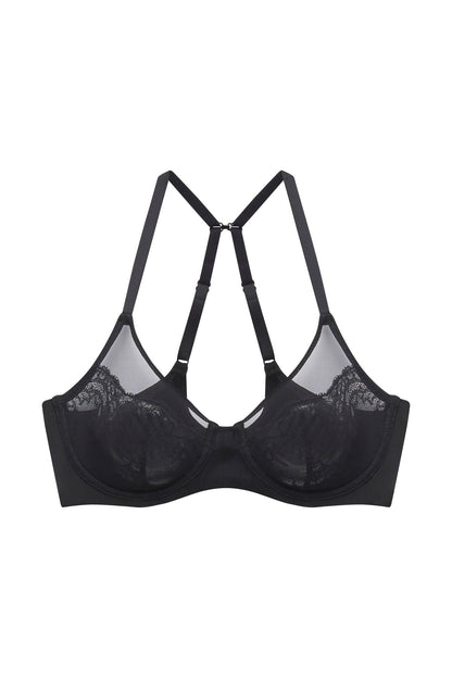 Radiance Convertible Unlined Underwire Bra Black