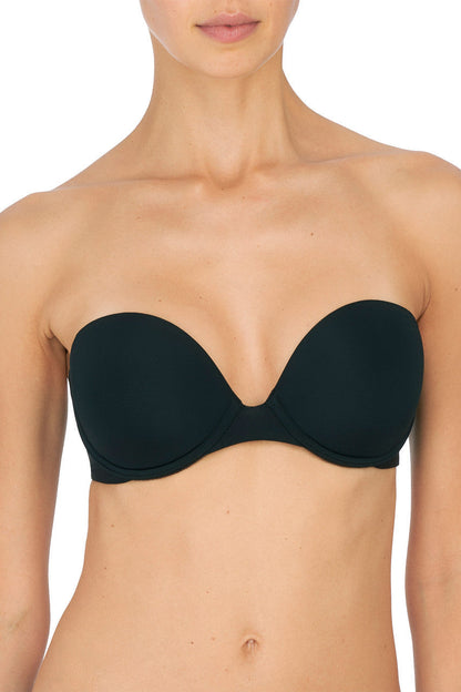 Buy Minimal Strapless Bra in Black Online Black
