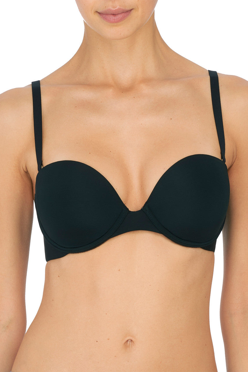 Buy Minimal Strapless Bra in Black Online Black
