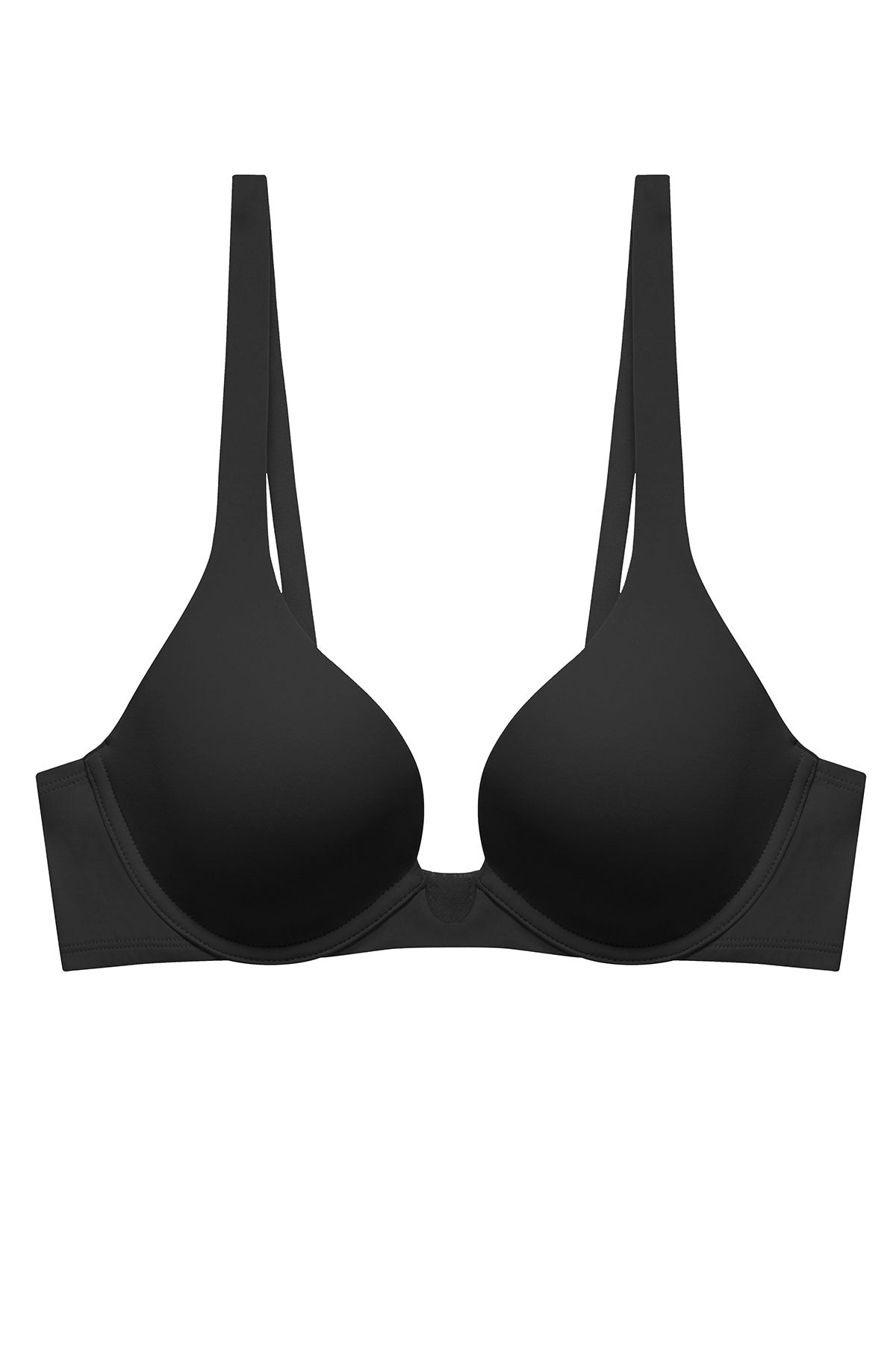 Buy Verge Convertible Plunge Contour Underwire Bra in Black Online Black