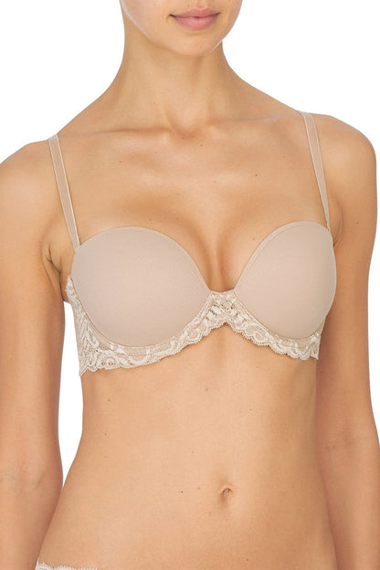 Buy Feathers Strapless Bra in Café Online Café