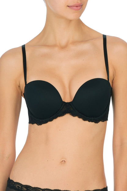 Buy Feathers Strapless Bra in Black Online Black