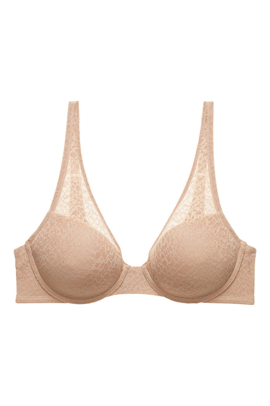 Buy Pretty Smooth Full Fit Contour Underwire Bra in Buff Online Buff