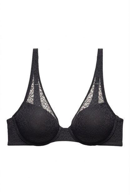 Buy Pretty Smooth Full Fit Contour Underwire Bra in Black Online Black