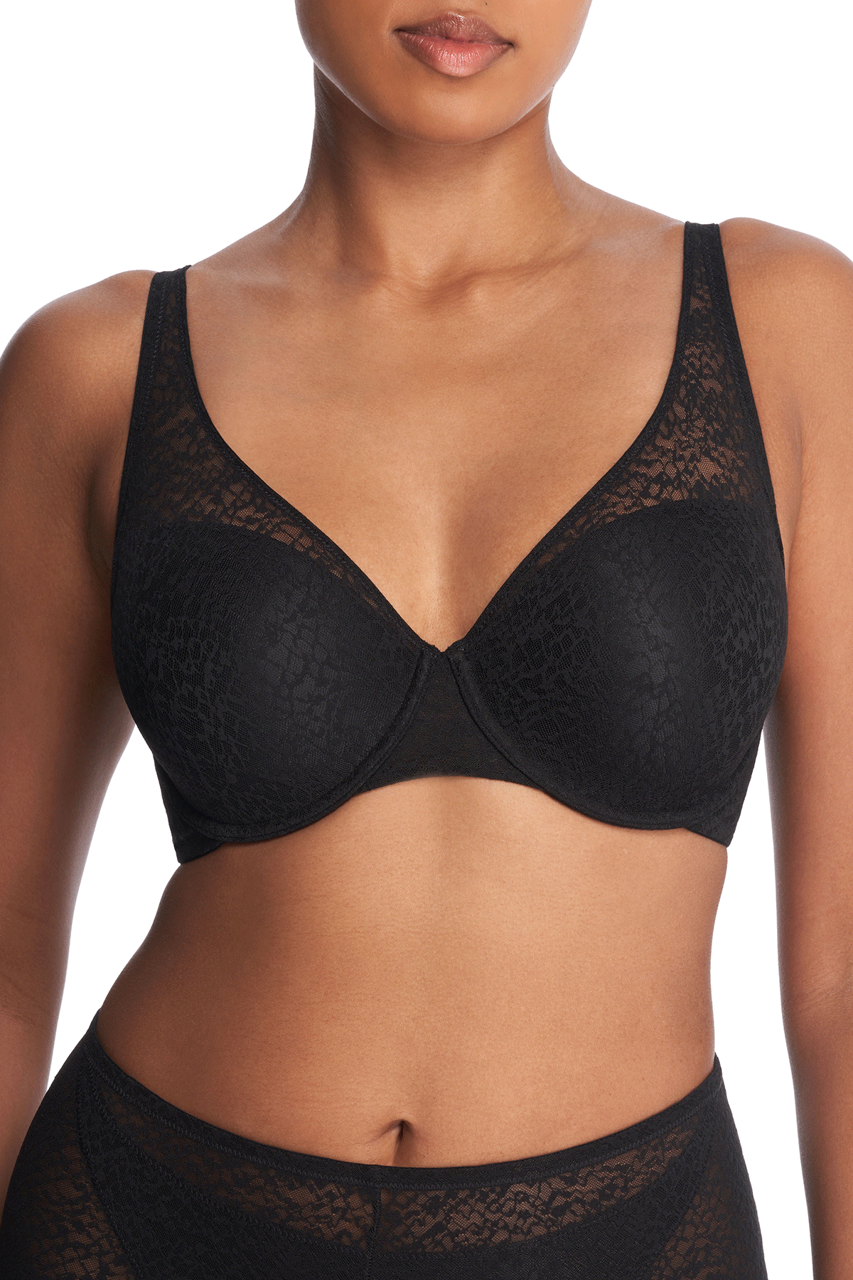 Buy Pretty Smooth Full Fit Contour Underwire Bra in Black Online Black
